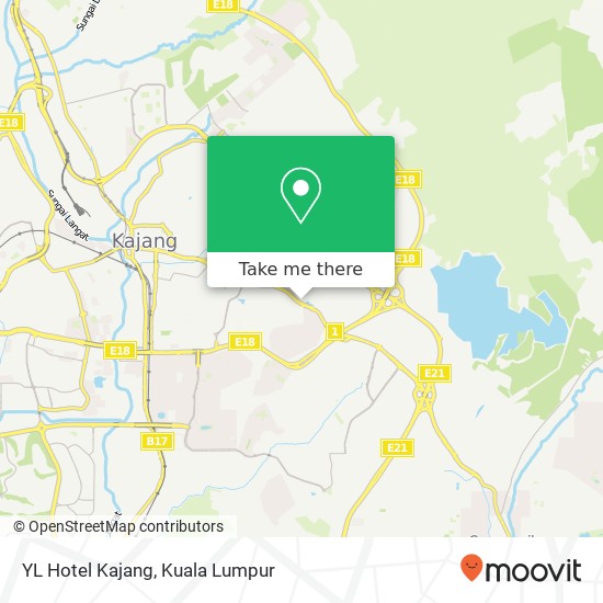 YL Hotel Kajang map