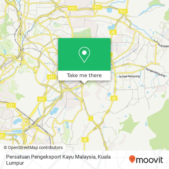 Persatuan Pengeksport Kayu Malaysia map