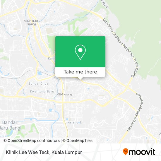 Klinik Lee Wee Teck map