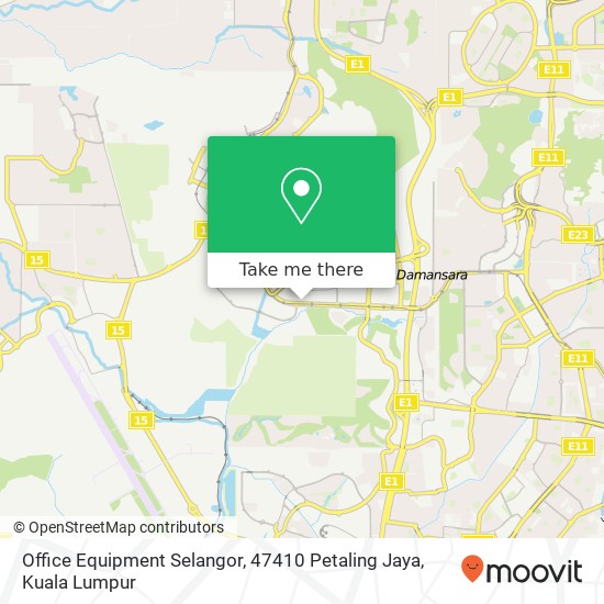 Office Equipment Selangor, 47410 Petaling Jaya map