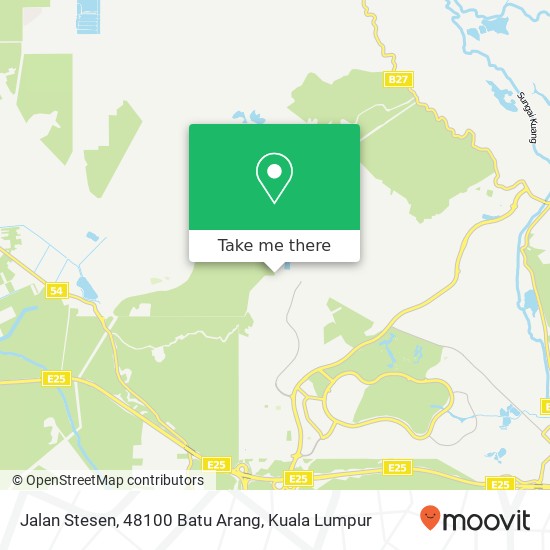 Peta Jalan Stesen, 48100 Batu Arang