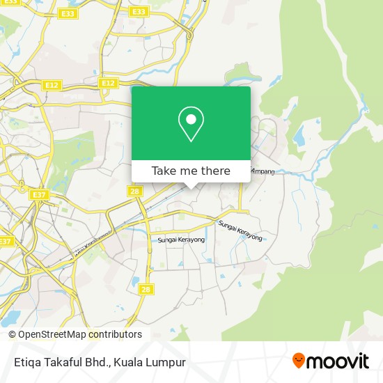 Etiqa Takaful Bhd. map