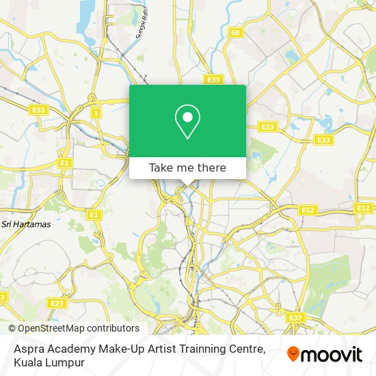 Aspra Academy Make-Up Artist Trainning Centre map