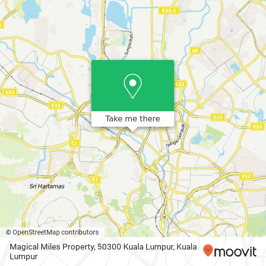 Peta Magical Miles Property, 50300 Kuala Lumpur