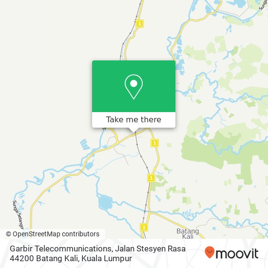 Garbir Telecommunications, Jalan Stesyen Rasa 44200 Batang Kali map