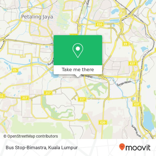 Bus Stop-Bimastra map