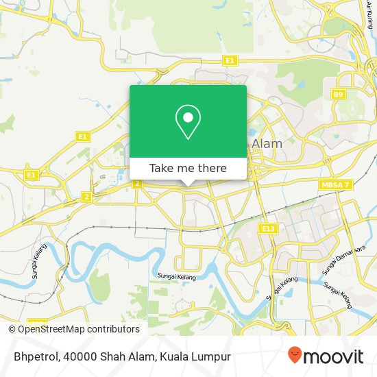 Bhpetrol, 40000 Shah Alam map