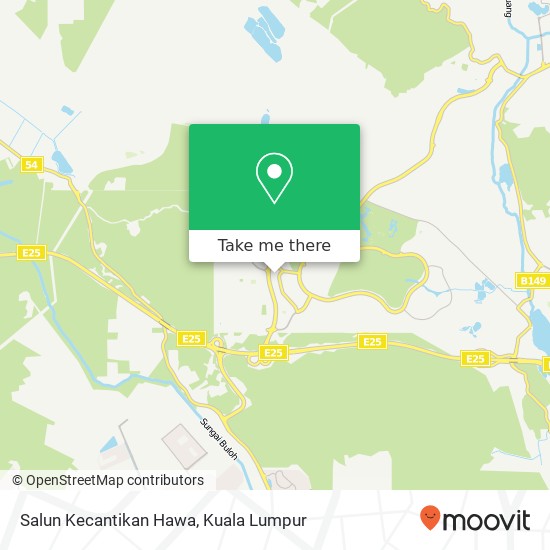 Salun Kecantikan Hawa map