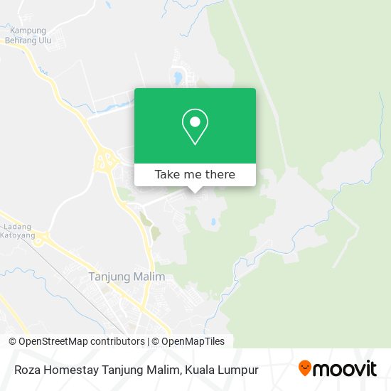 Peta Roza Homestay Tanjung Malim