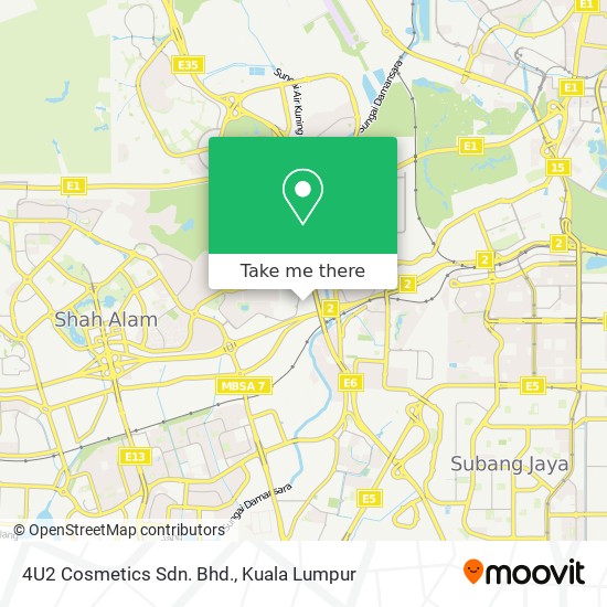 4U2 Cosmetics Sdn. Bhd. map