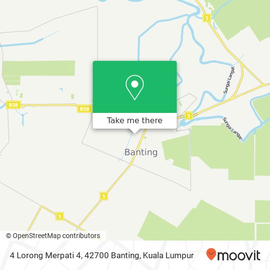 4 Lorong Merpati 4, 42700 Banting map