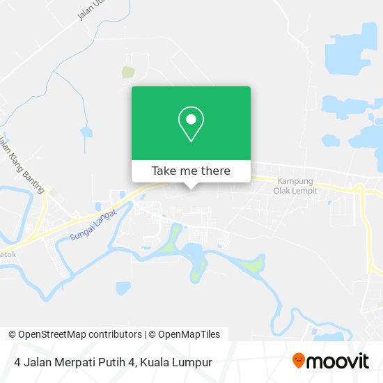 4 Jalan Merpati Putih 4 map