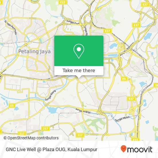 GNC Live Well @ Plaza OUG map