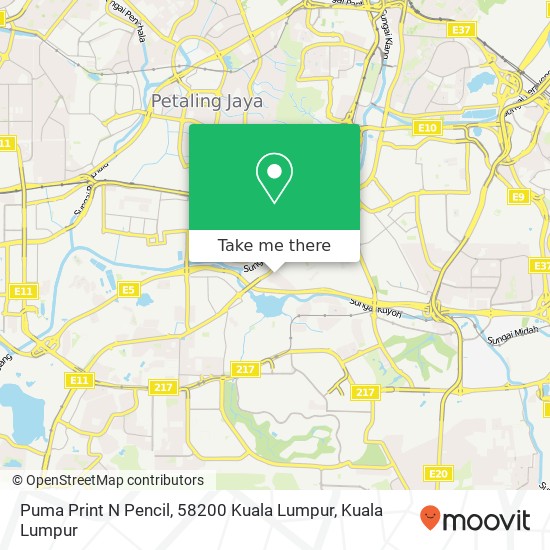 Puma Print N Pencil, 58200 Kuala Lumpur map