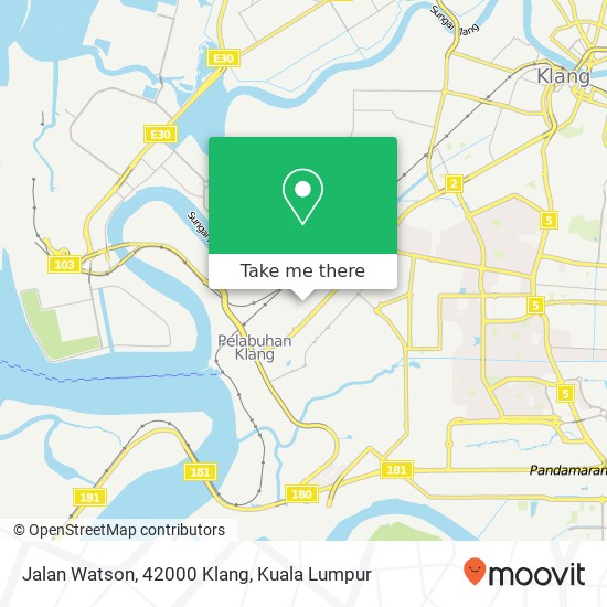 Jalan Watson, 42000 Klang map