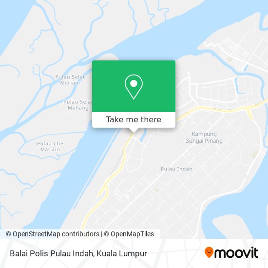 Balai Polis Pulau Indah map