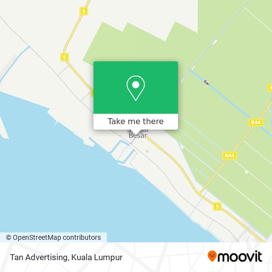 Tan Advertising map