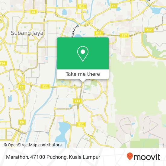 Peta Marathon, 47100 Puchong