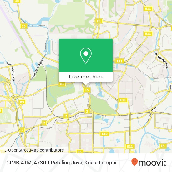 CIMB ATM, 47300 Petaling Jaya map