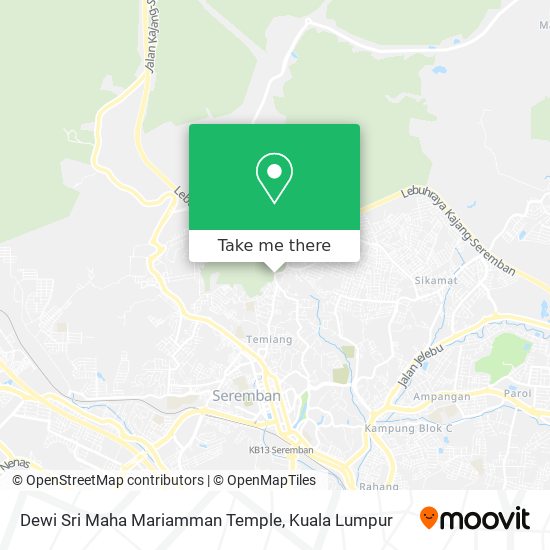 Dewi Sri Maha Mariamman Temple map