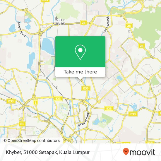 Peta Khyber, 51000 Setapak