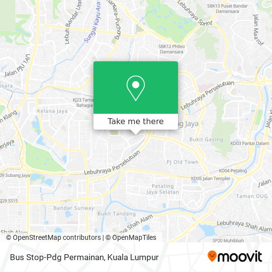 Bus Stop-Pdg Permainan map