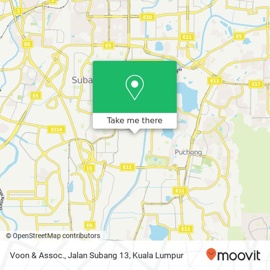 Peta Voon & Assoc., Jalan Subang 13