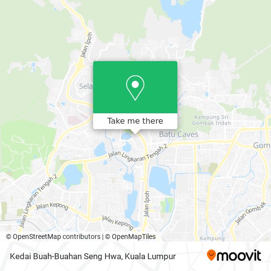 Peta Kedai Buah-Buahan Seng Hwa
