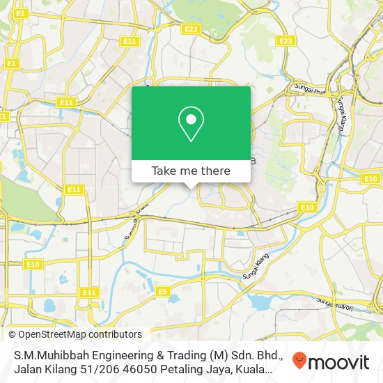 S.M.Muhibbah Engineering & Trading (M) Sdn. Bhd., Jalan Kilang 51 / 206 46050 Petaling Jaya map