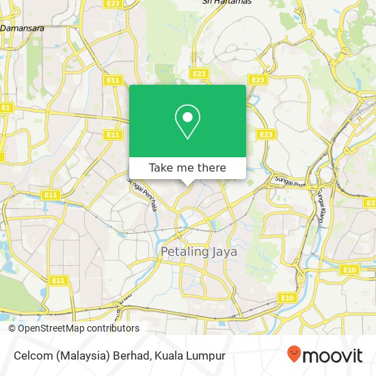Celcom (Malaysia) Berhad map