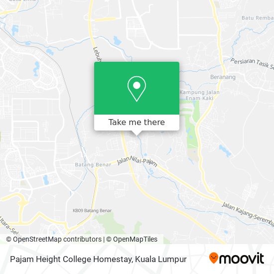 Pajam Height College Homestay map