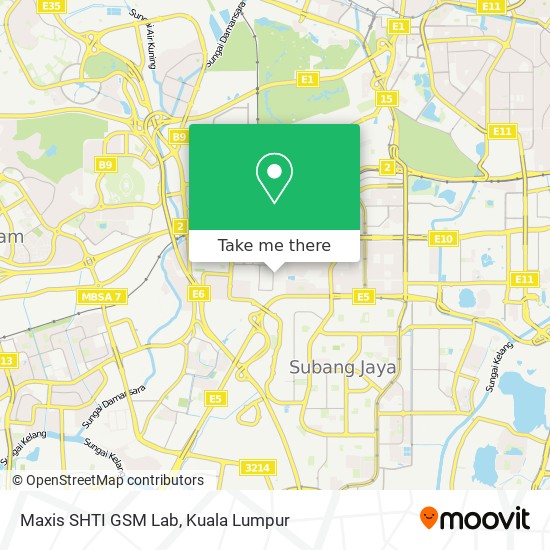 Maxis SHTI GSM Lab map