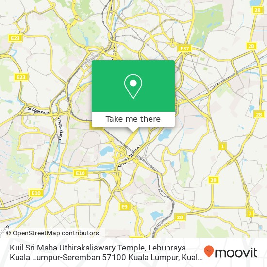 Kuil Sri Maha Uthirakaliswary Temple, Lebuhraya Kuala Lumpur-Seremban 57100 Kuala Lumpur map
