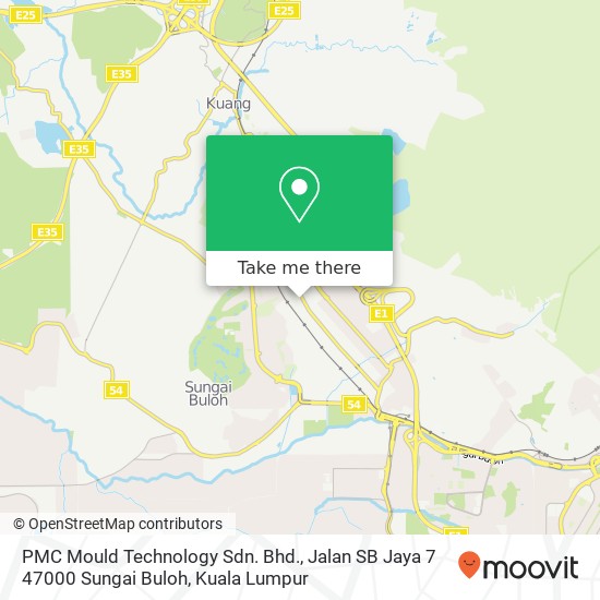 PMC Mould Technology Sdn. Bhd., Jalan SB Jaya 7 47000 Sungai Buloh map