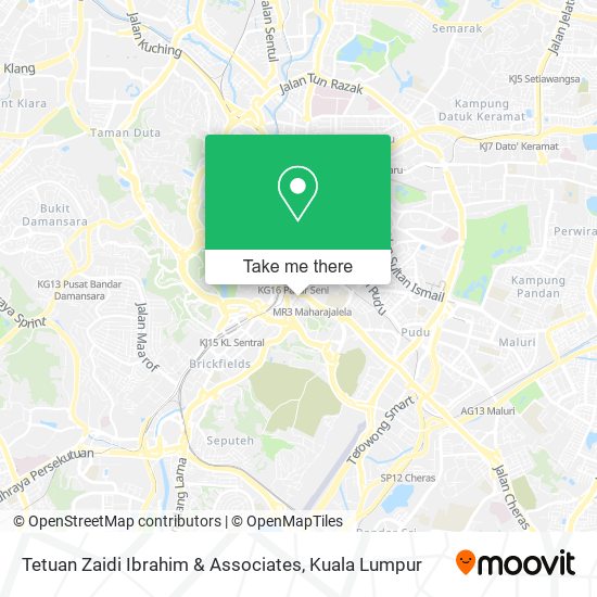 Tetuan Zaidi Ibrahim & Associates map