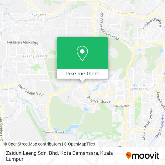 Zaidun-Leeng Sdn. Bhd. Kota Damansara map