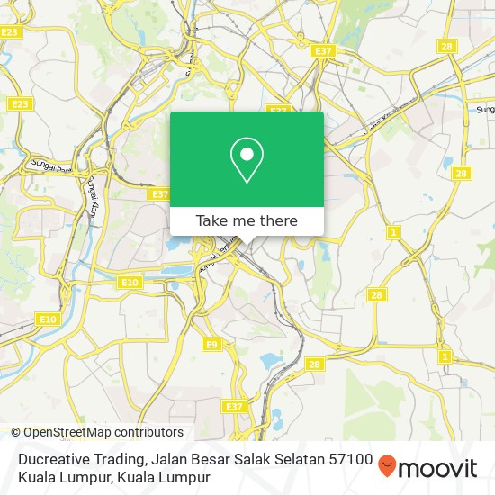 Ducreative Trading, Jalan Besar Salak Selatan 57100 Kuala Lumpur map