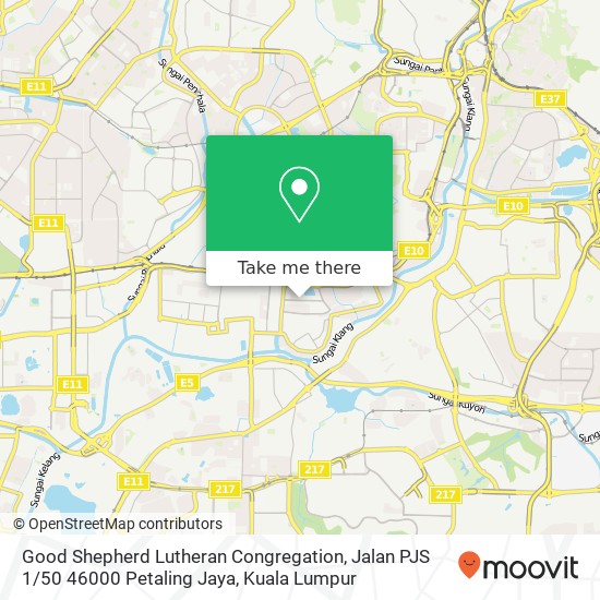 Good Shepherd Lutheran Congregation, Jalan PJS 1 / 50 46000 Petaling Jaya map