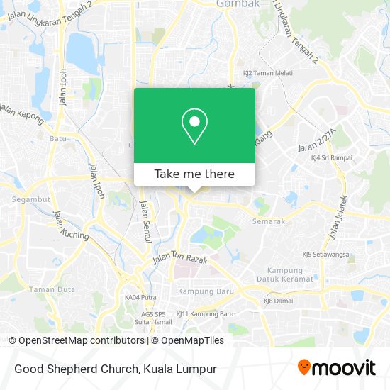 Good Shepherd Church map