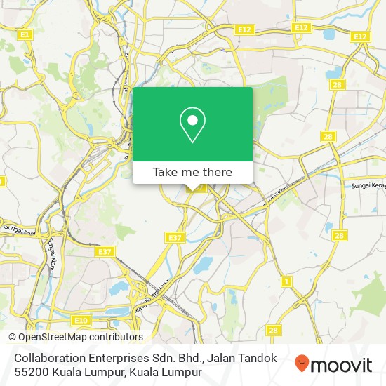 Collaboration Enterprises Sdn. Bhd., Jalan Tandok 55200 Kuala Lumpur map