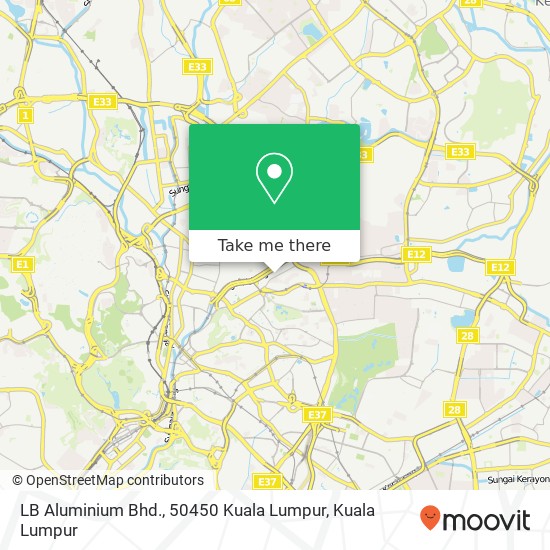 Peta LB Aluminium Bhd., 50450 Kuala Lumpur