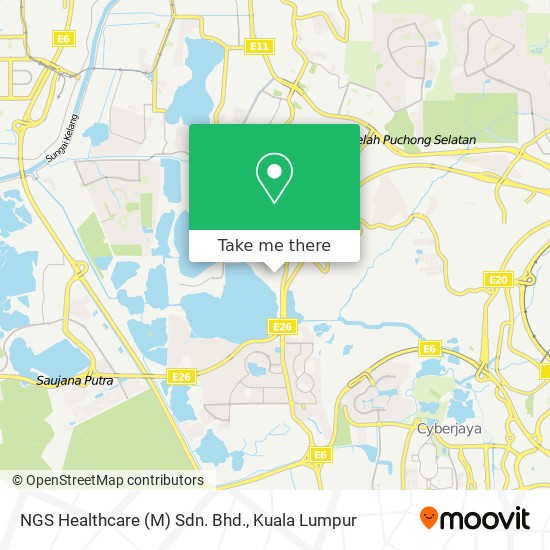 NGS Healthcare (M) Sdn. Bhd. map