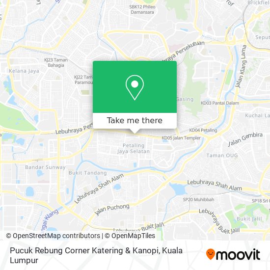 Peta Pucuk Rebung Corner Katering & Kanopi