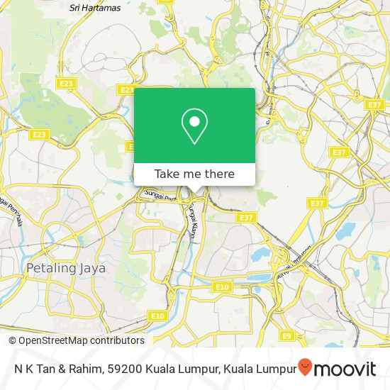 Peta N K Tan & Rahim, 59200 Kuala Lumpur