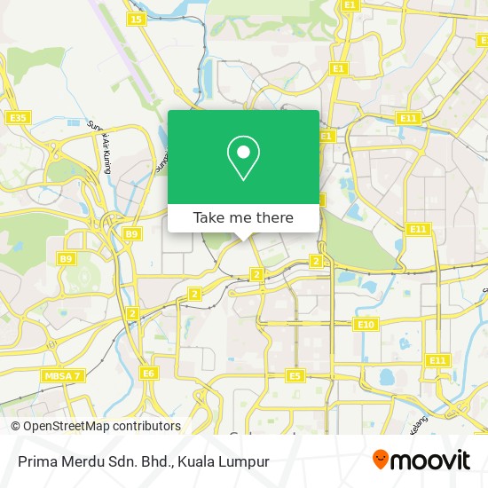 Prima Merdu Sdn. Bhd. map