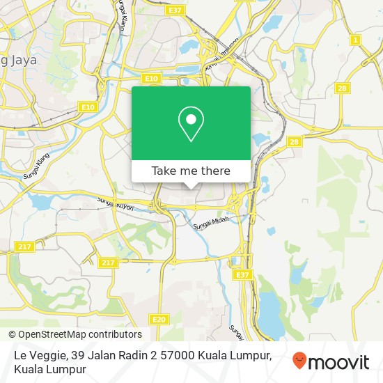 Le Veggie, 39 Jalan Radin 2 57000 Kuala Lumpur map