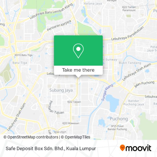 Safe Deposit Box Sdn. Bhd. map