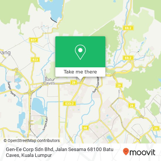 Gen-Ee Corp Sdn Bhd, Jalan Sesama 68100 Batu Caves map