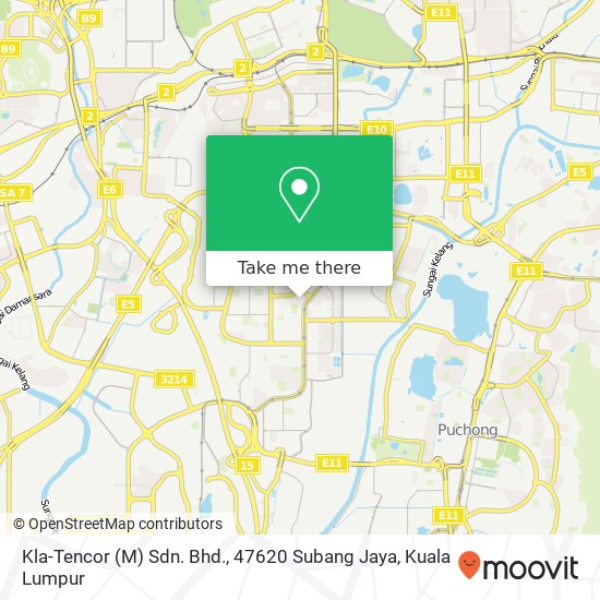 Kla-Tencor (M) Sdn. Bhd., 47620 Subang Jaya map