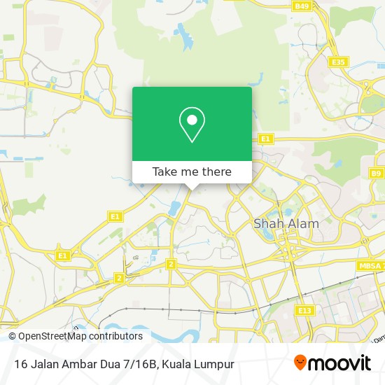 16 Jalan Ambar Dua 7/16B map